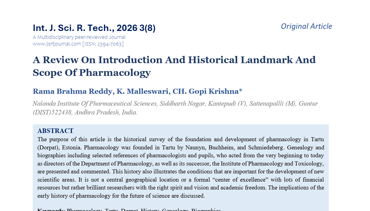 IJSRT Journal