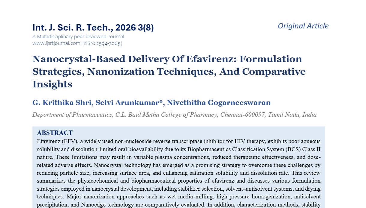 IJSRT Journal
