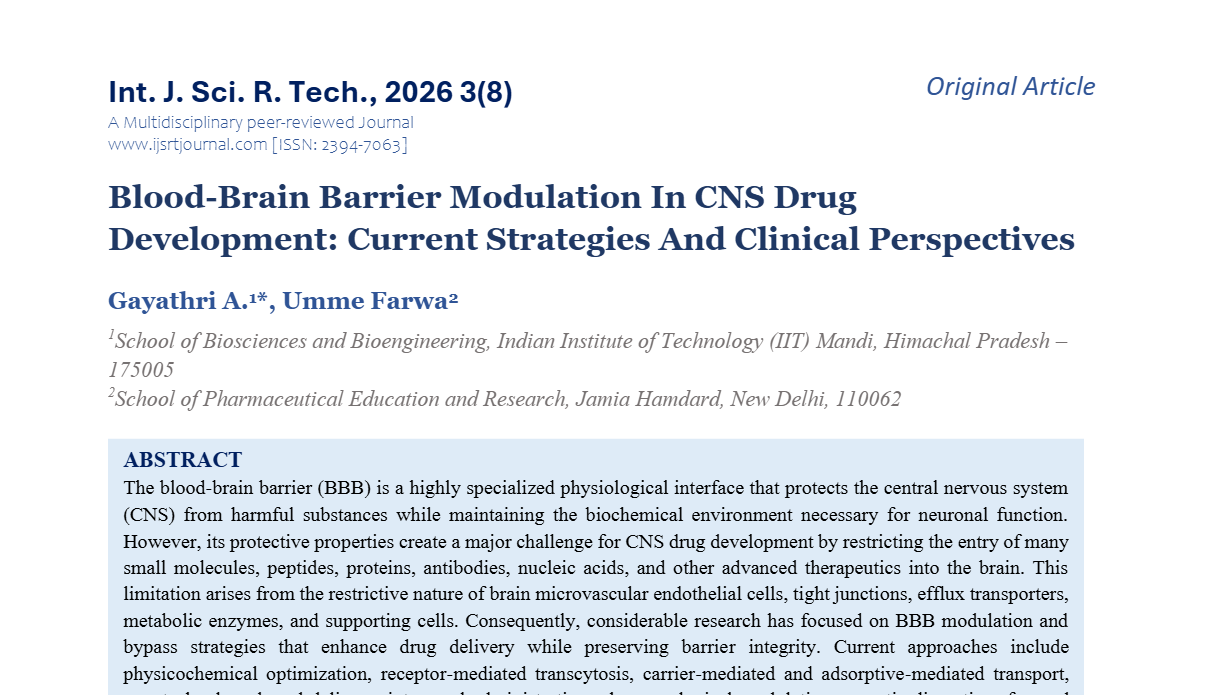 IJSRT Journal