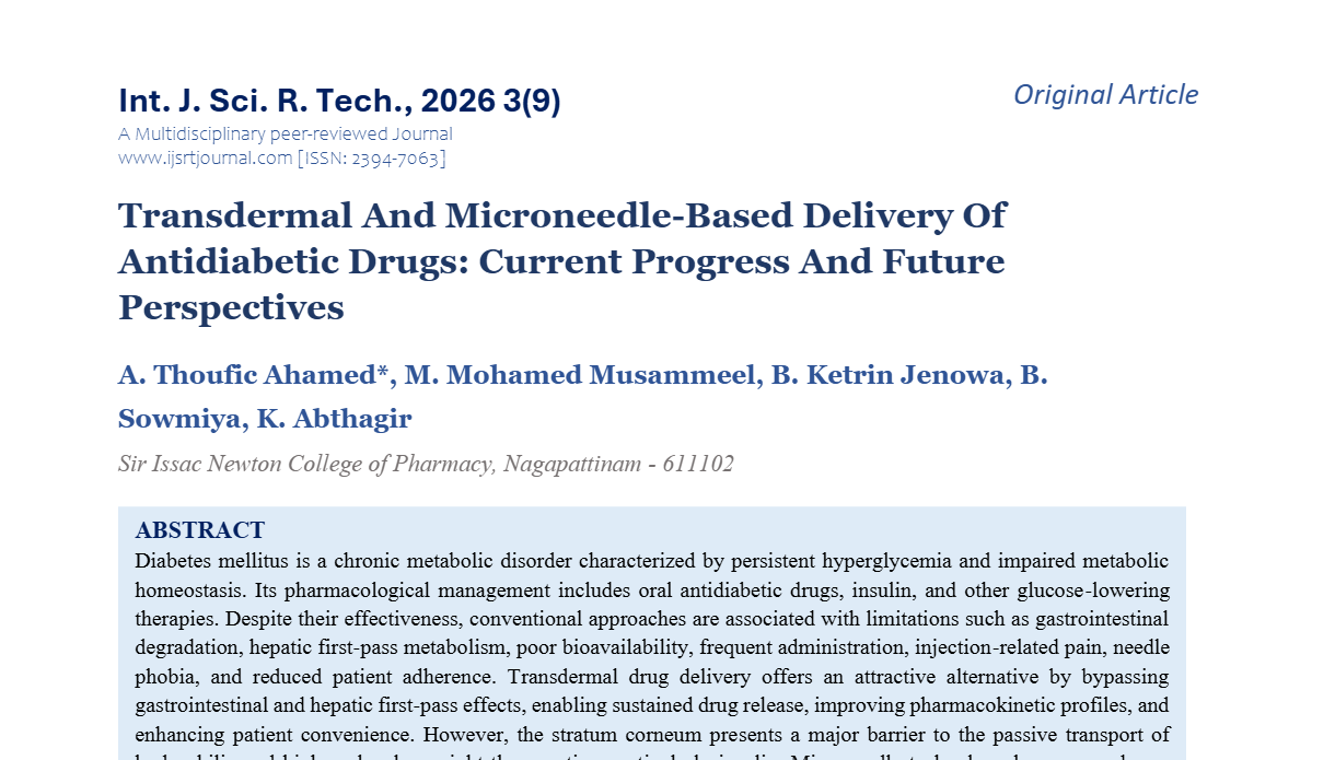 IJSRT Journal