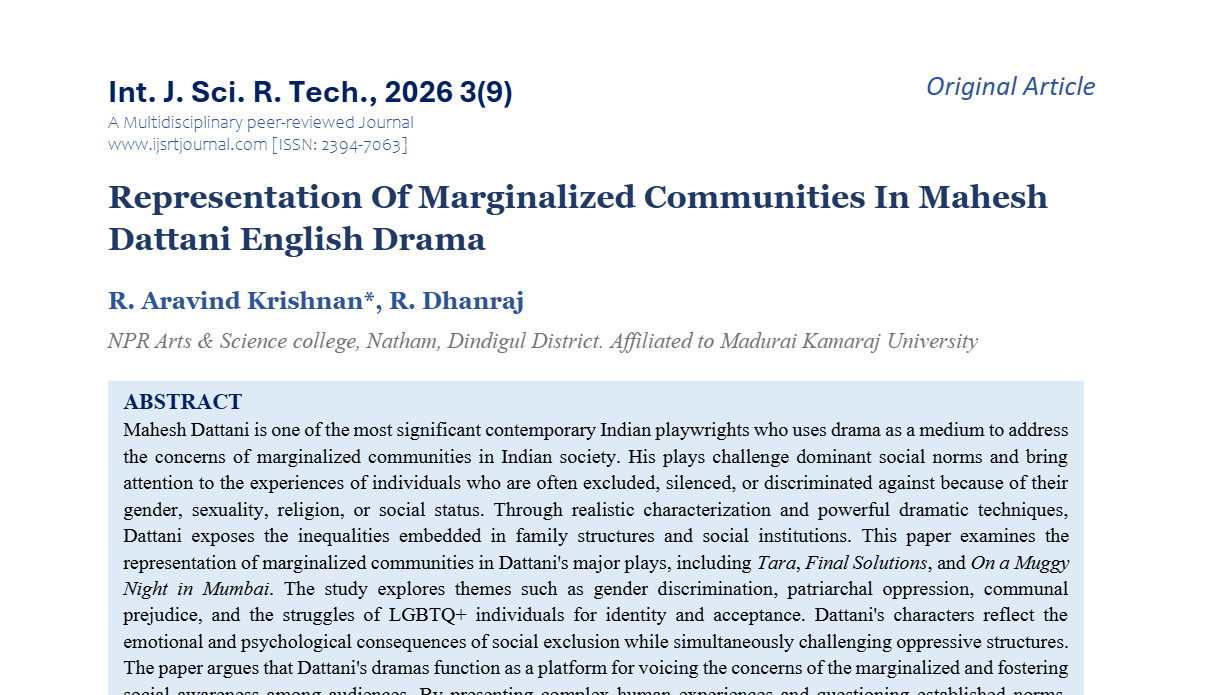 IJSRT Journal
