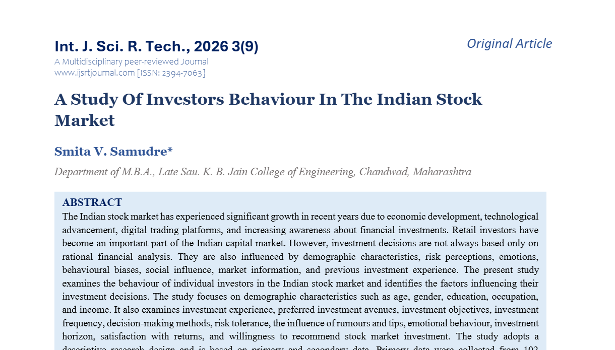 IJSRT Journal