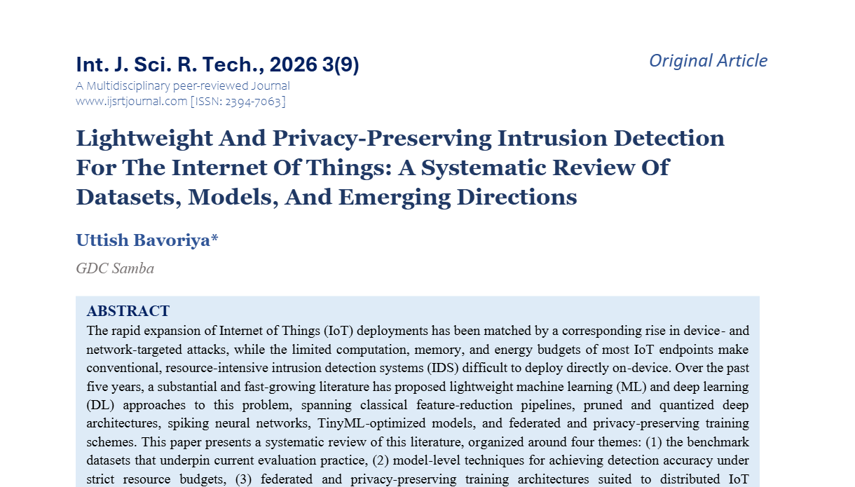 IJSRT Journal