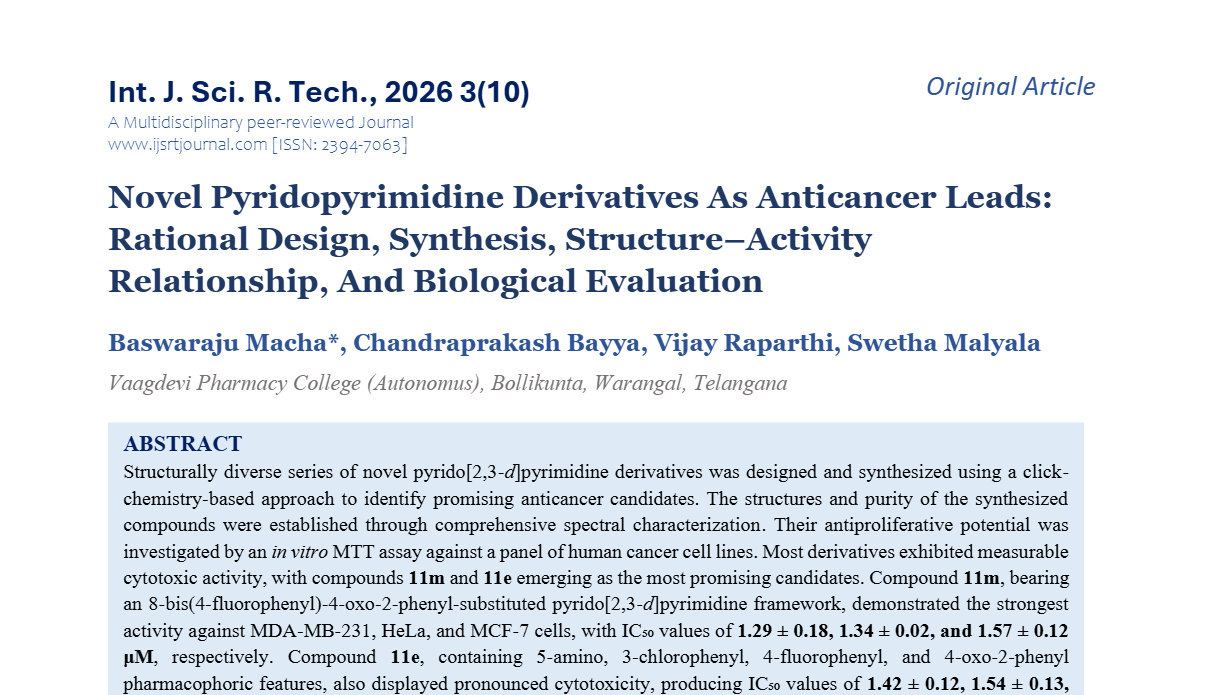 Novel Pyridopyrimidine Derivatives As Anticancer Leads: Rational Design, Synthesis, Structure–Activity Relationship, And Biological Evaluation