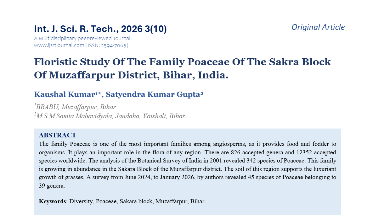 IJSRT Journal