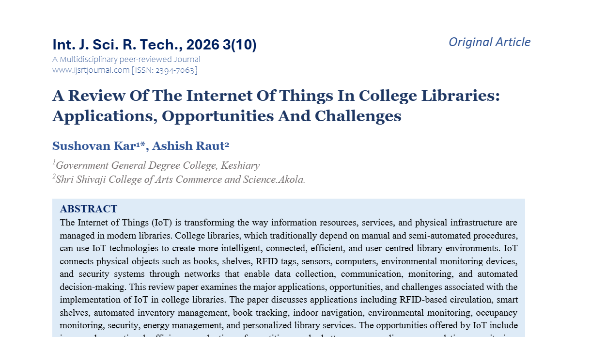 IJSRT Journal