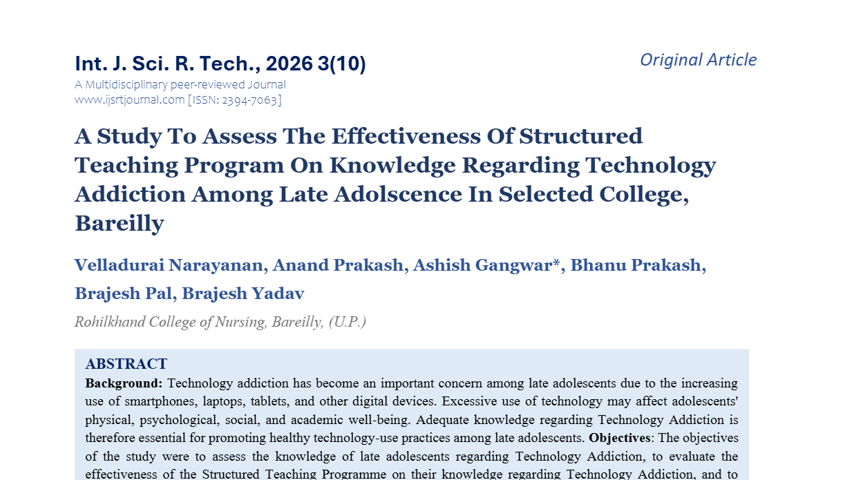 IJSRT Journal
