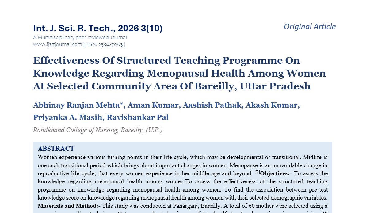 IJSRT Journal