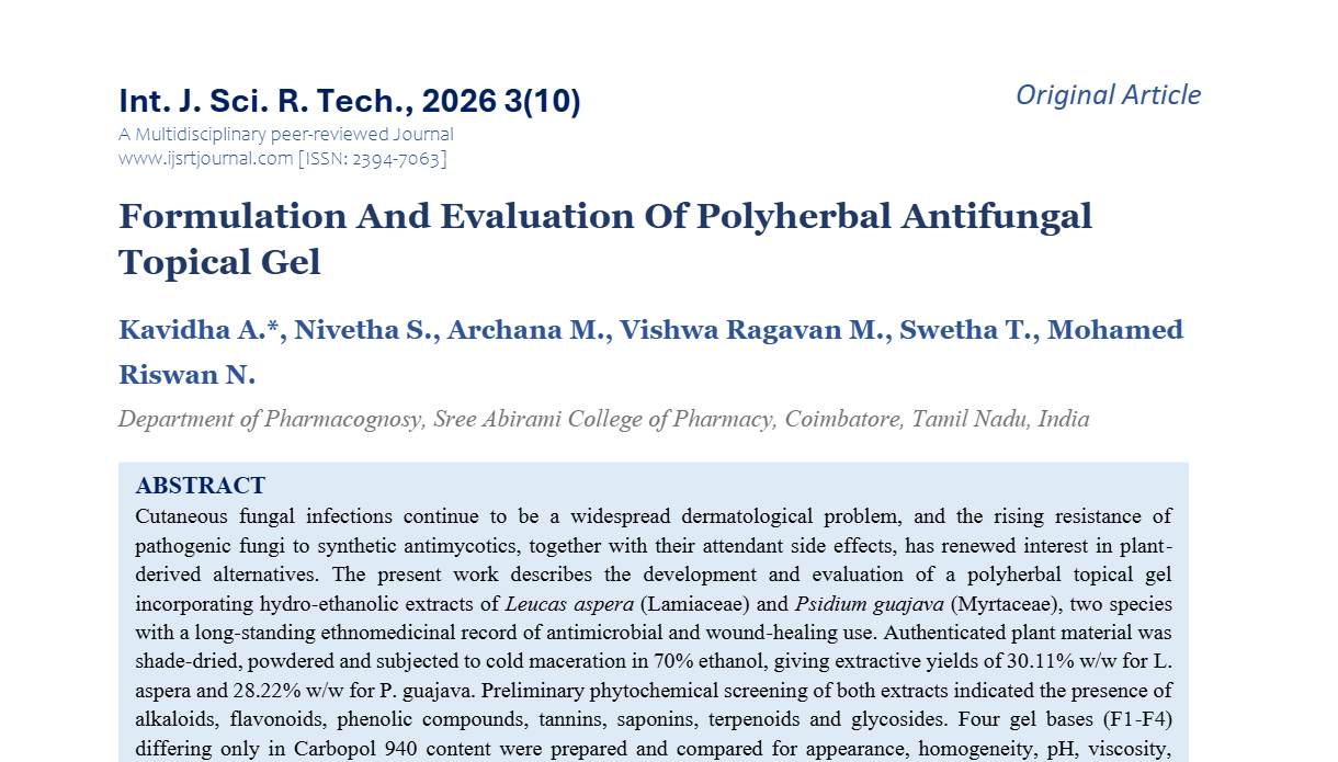 IJSRT Journal