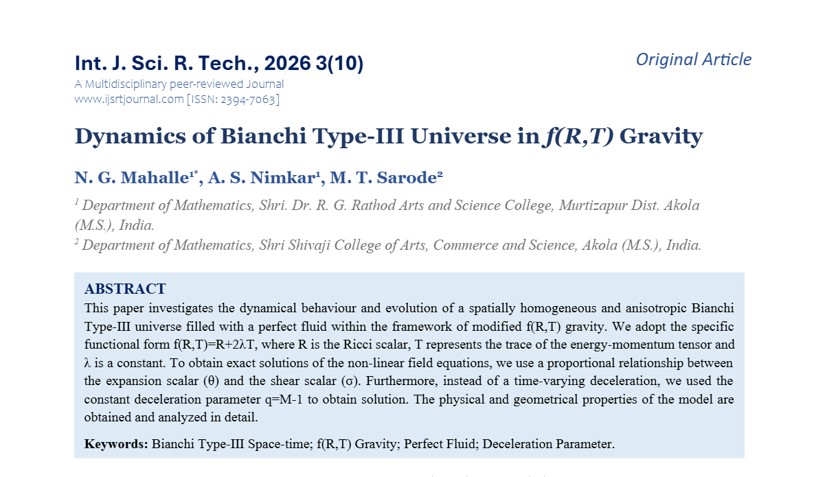 IJSRT Journal
