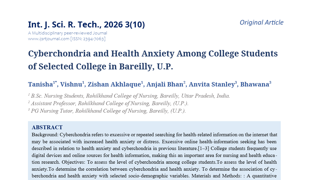 IJSRT Journal
