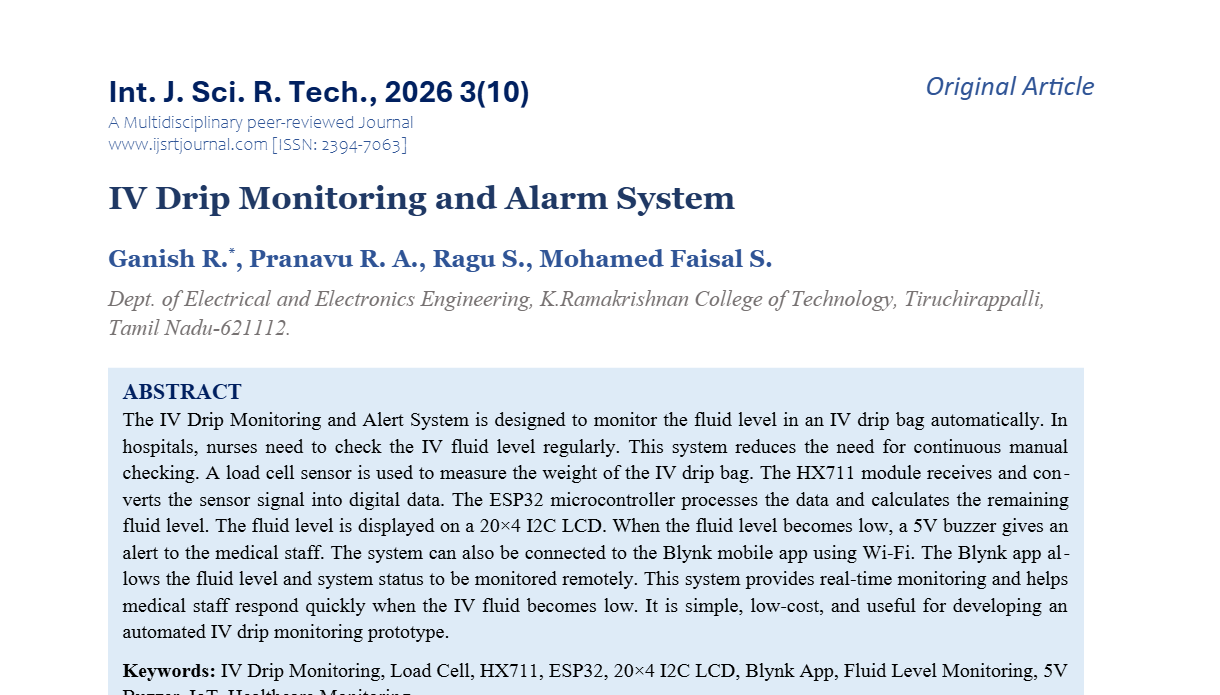 IJSRT Journal
