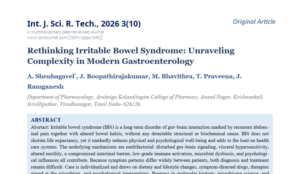 IJSRT Journal