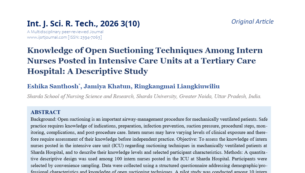 IJSRT Journal