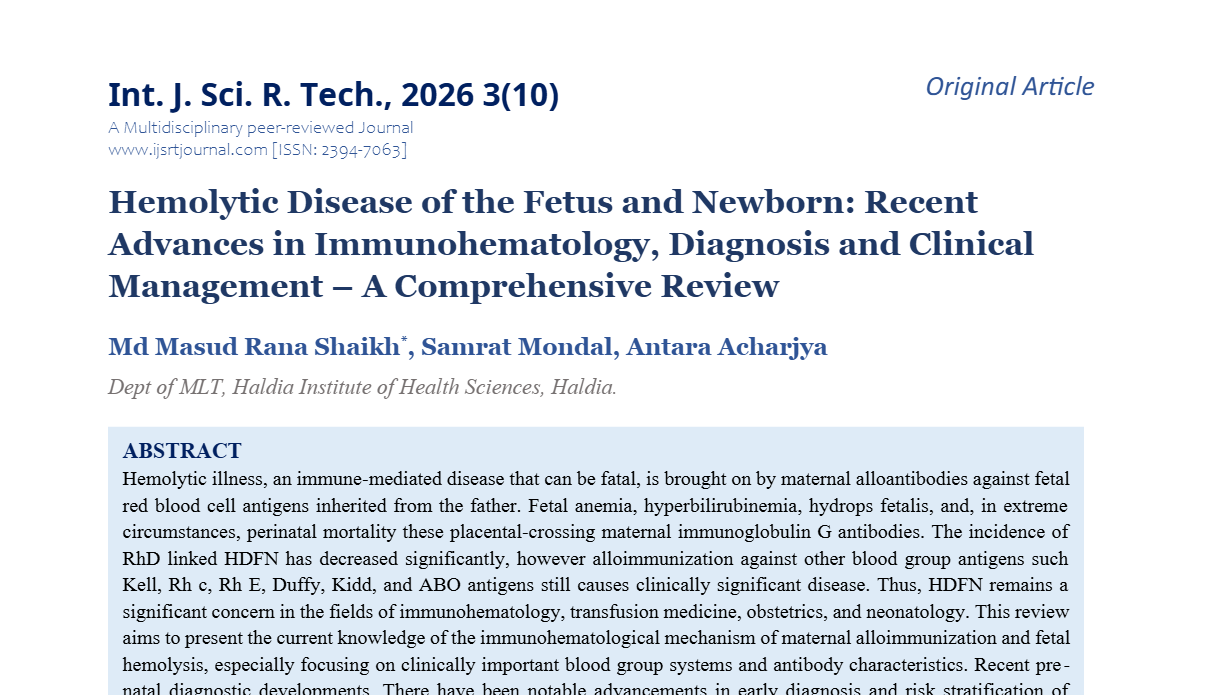 IJSRT Journal