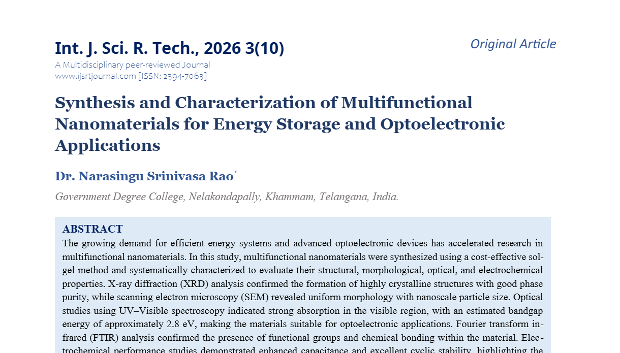 IJSRT Journal