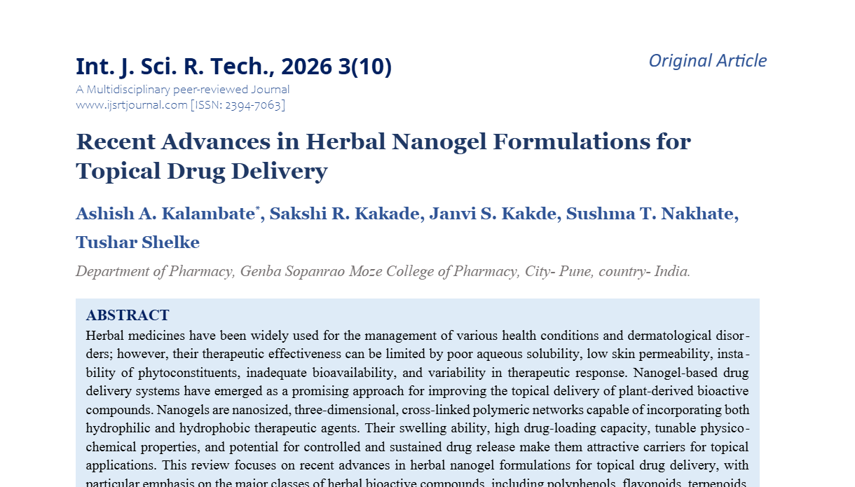IJSRT Journal