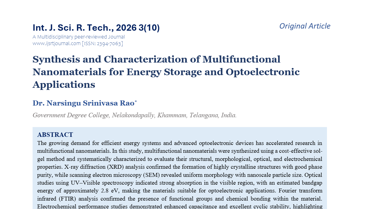IJSRT Journal