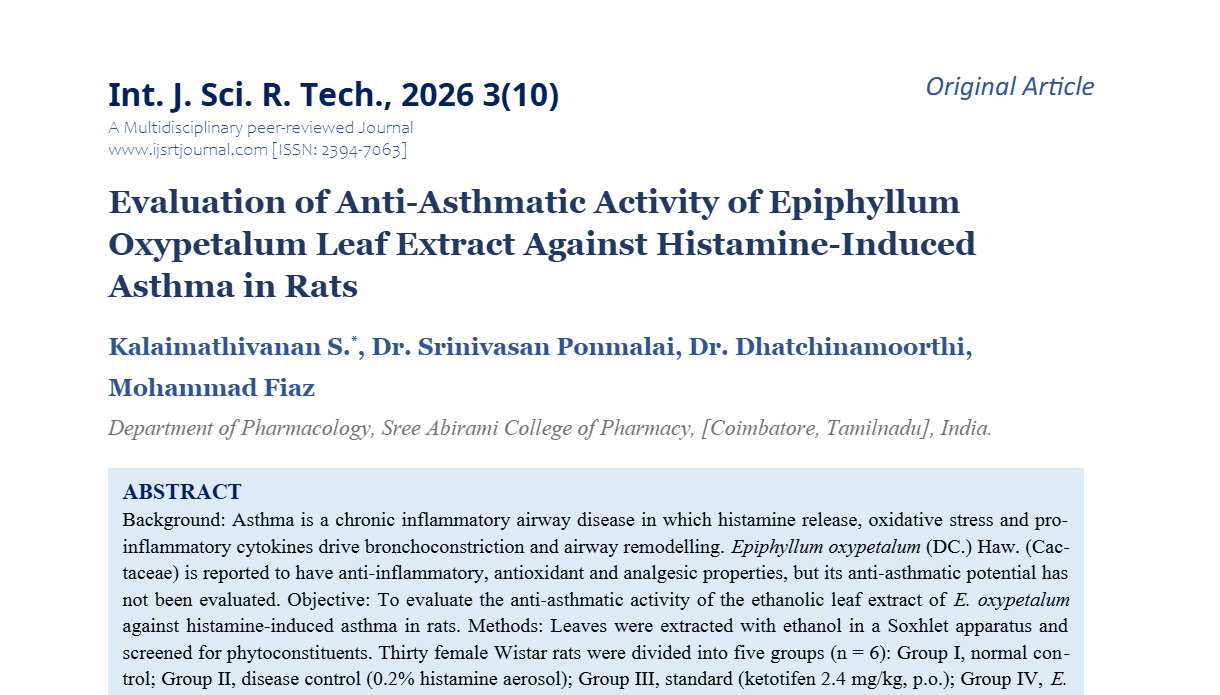 IJSRT Journal