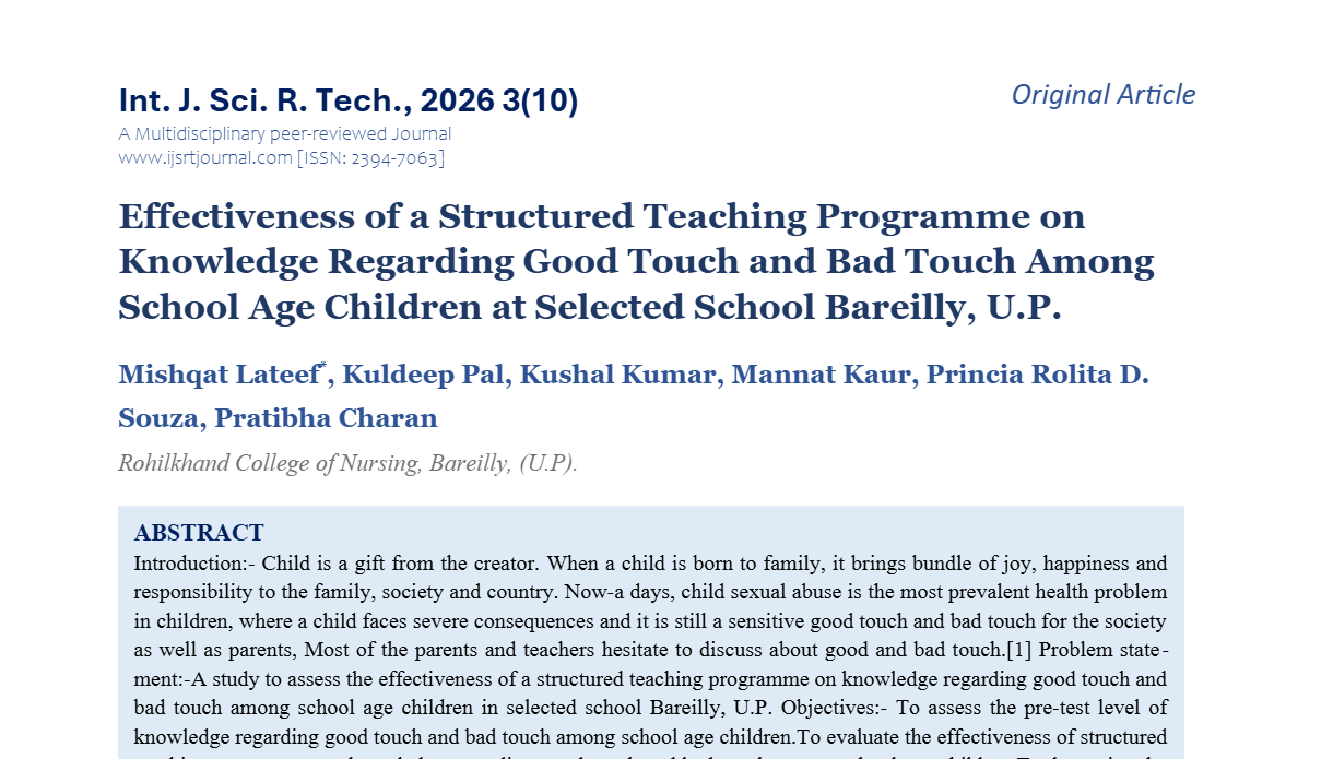 IJSRT Journal