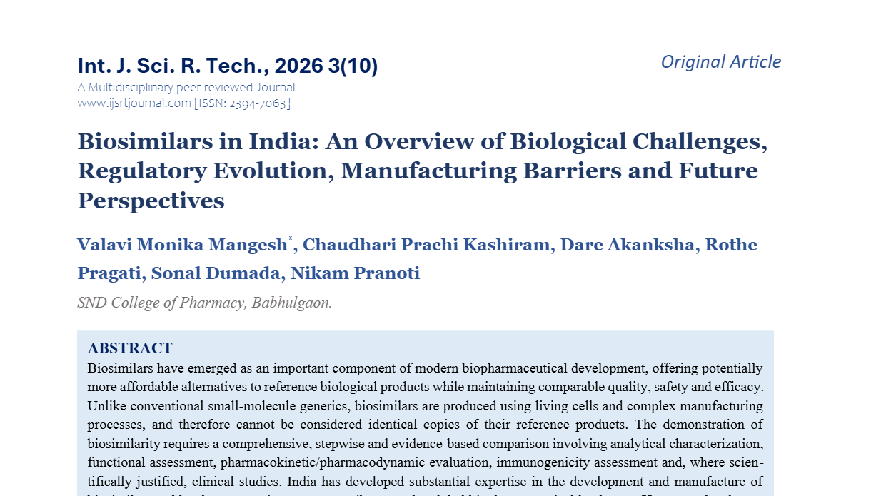 IJSRT Journal