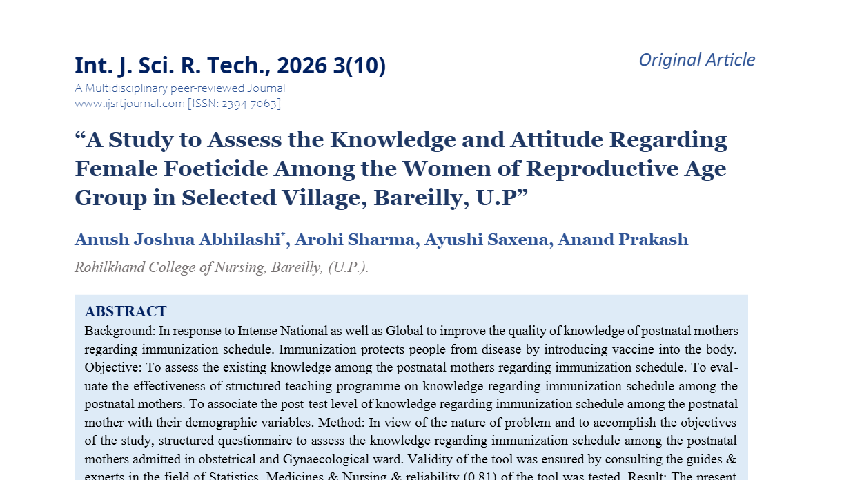 IJSRT Journal