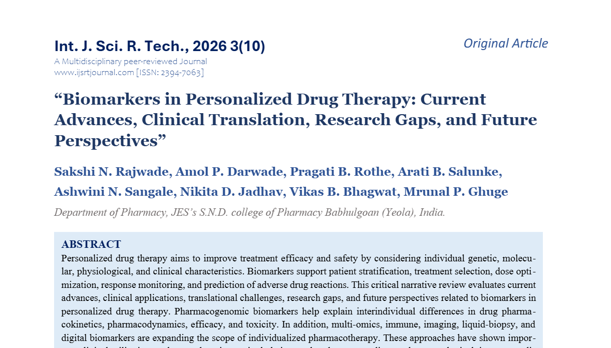 IJSRT Journal